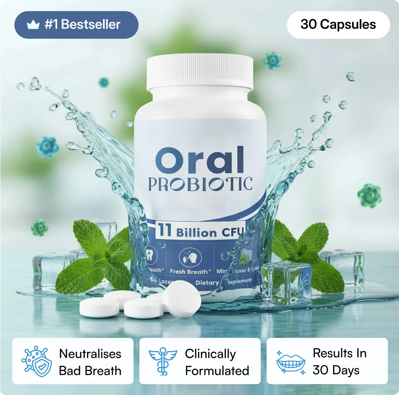 Oral Probiotic - 11 Billion CFU